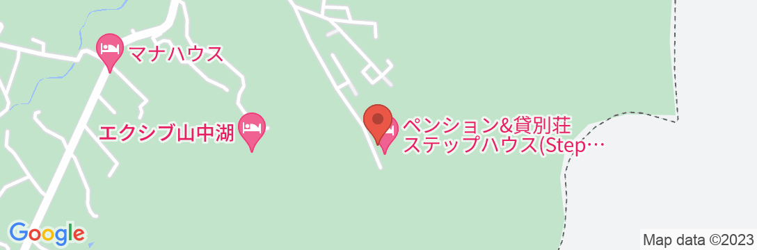 ペンション&貸別荘 ステップハウスの地図