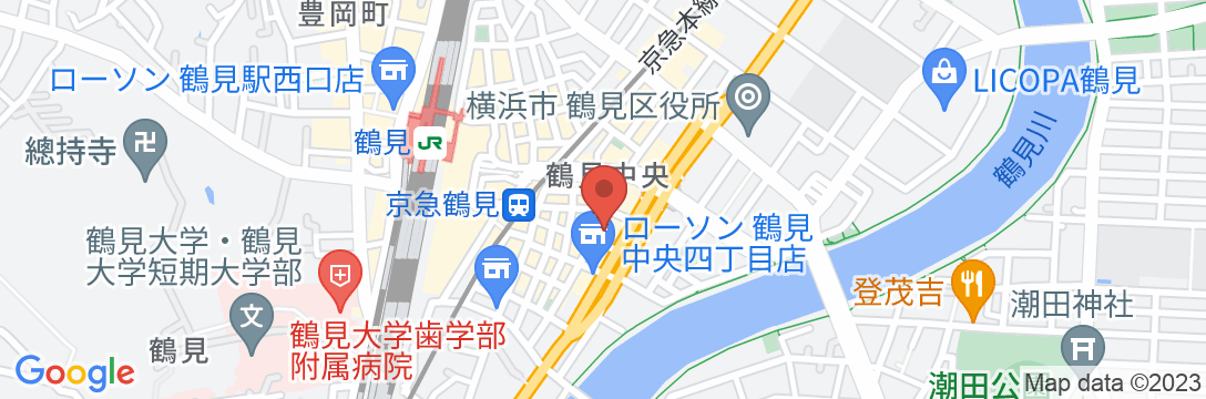 ビジネスホテルときわ<神奈川県>の地図