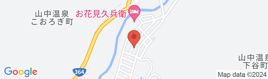 加賀・山中温泉 すゞや今日楼の地図