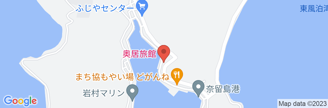 奥居旅館 <五島・奈留島>の地図