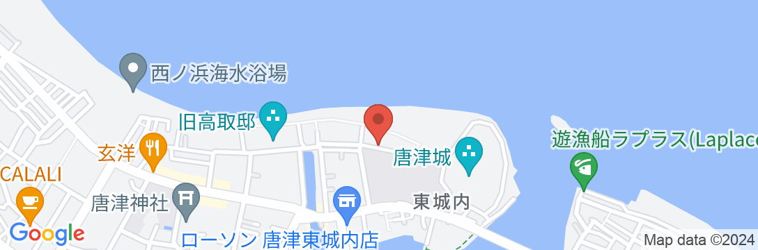 日本料理 水野旅館<唐津>の地図