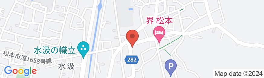 浅間温泉 和泉荘の地図