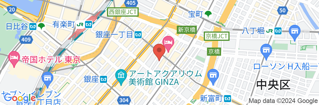 メルキュール東京銀座の地図