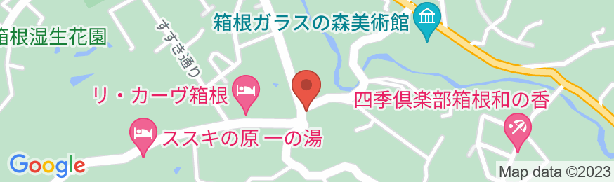 仙石原温泉 仙郷楼の地図