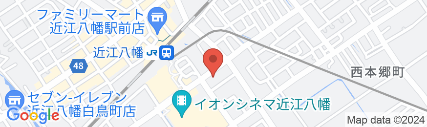 近江八幡ステーションホテルの地図
