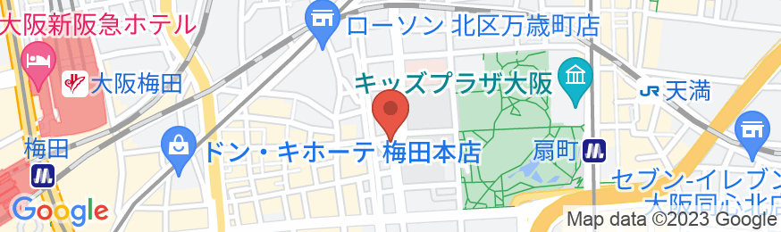 アンピールホテル大阪(旧・山西福祉記念会館)の地図