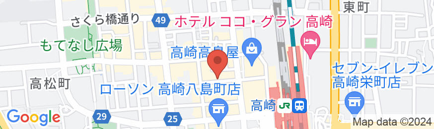 ニュー赤城<高崎駅前>の地図