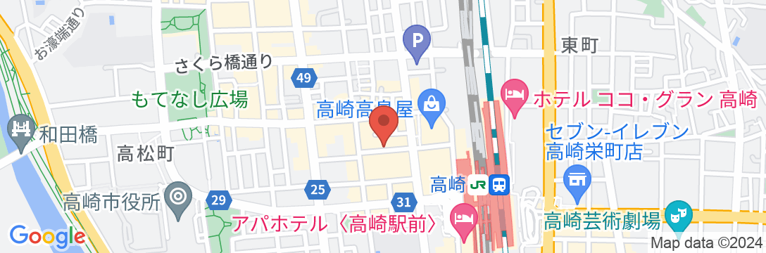 ニュー赤城<高崎駅前>の地図