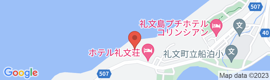 ホテル礼文荘<礼文島>の地図