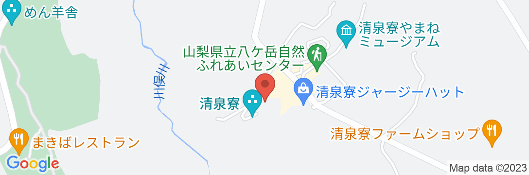 清泉寮の地図