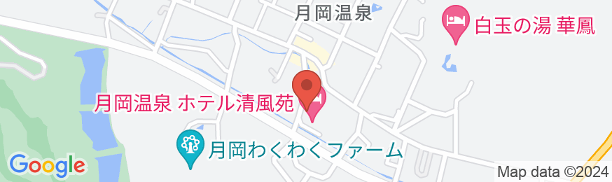 月岡温泉 ホテル清風苑の地図