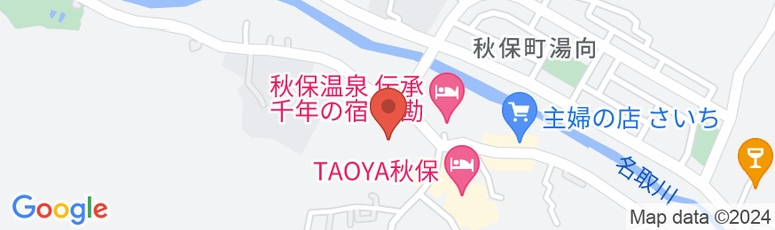 秋保温泉 ホテルニュー水戸屋の地図