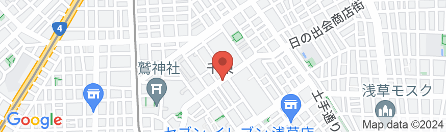 ホテル稲本の地図
