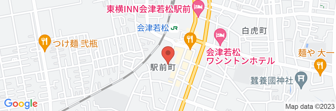 ふじみ旅館<福島県>の地図