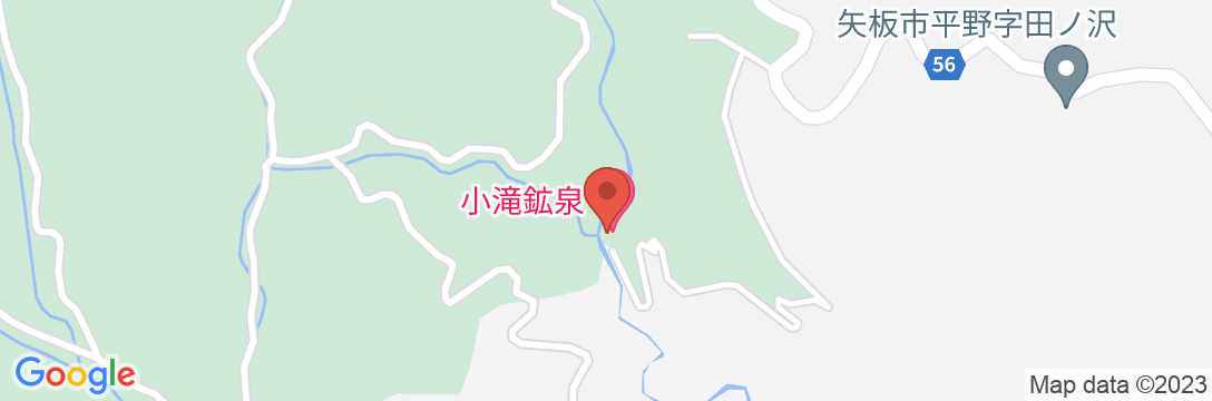 小滝鉱泉の地図