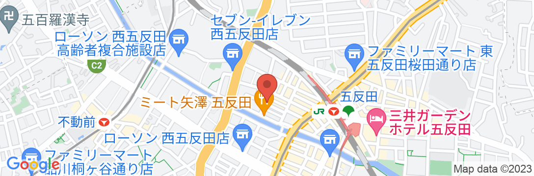 京王プレッソイン五反田の地図