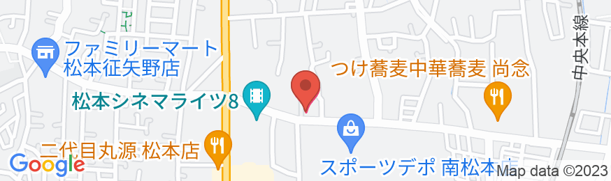 ホテルルートインコート南松本の地図