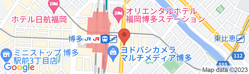 博多ターミナルホテルの地図