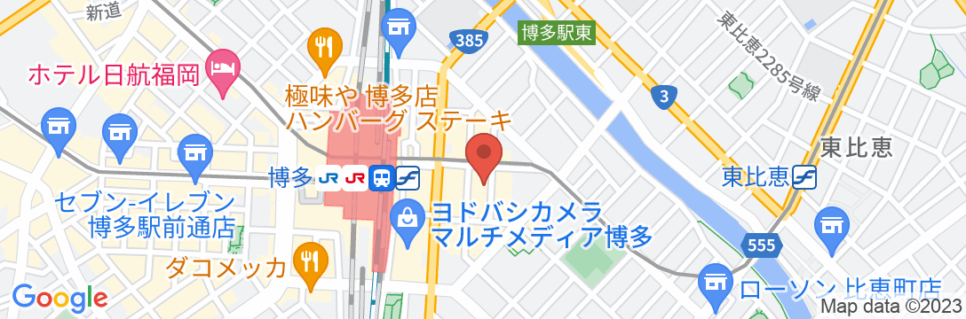 JR九州ホテル ブラッサム福岡の地図