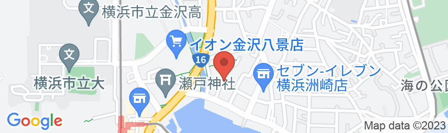 ホテルニッコー 金沢八景の地図