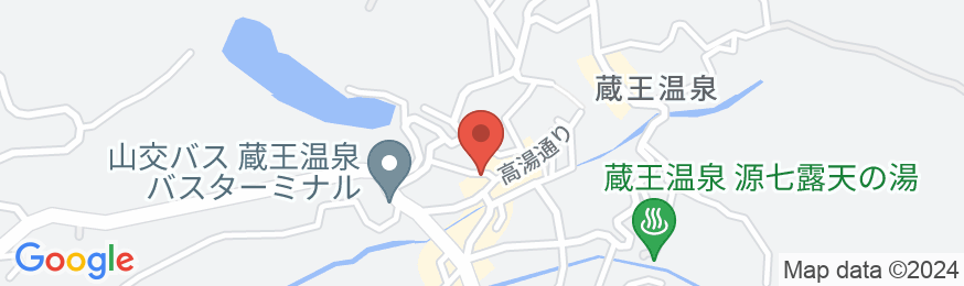 蔵王温泉 高砂屋旅館の地図