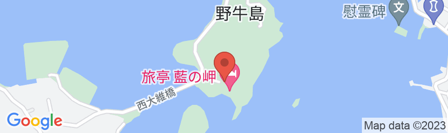 旅亭 藍の岬の地図