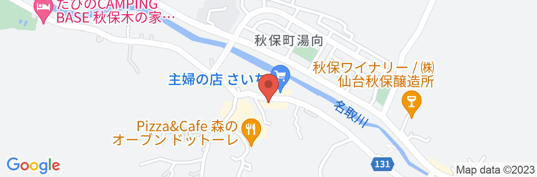 旅館 山菜荘の地図