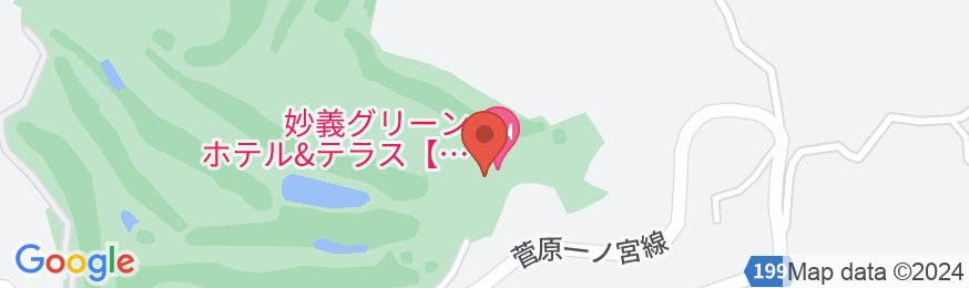 妙義温泉 妙義グリーンホテル&テラスの地図