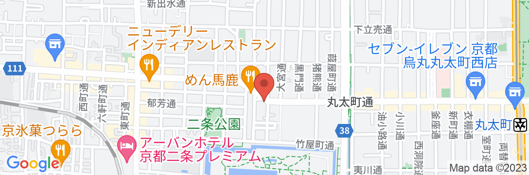 アコモデーション京都っ子の地図
