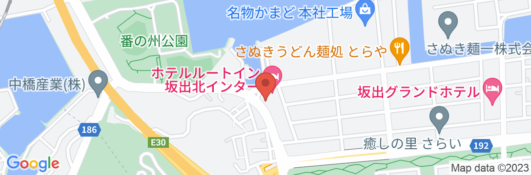 ホテル入浜の地図