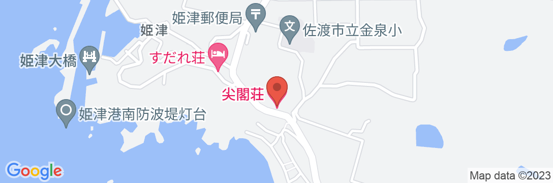 尖閣荘 <佐渡島>の地図