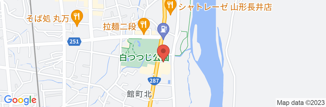 タスパークホテル長井の地図