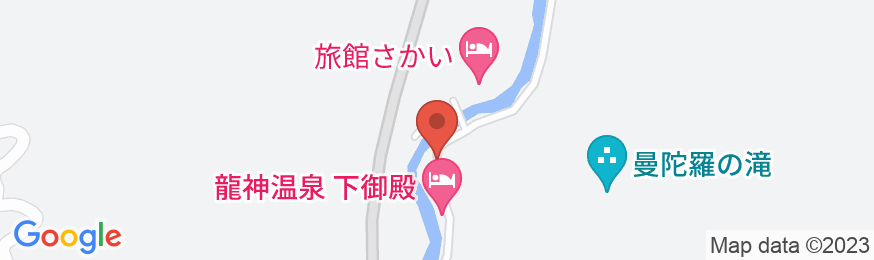 龍神温泉 料理旅館萬屋の地図