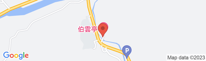 湯村温泉 伯雲亭の地図