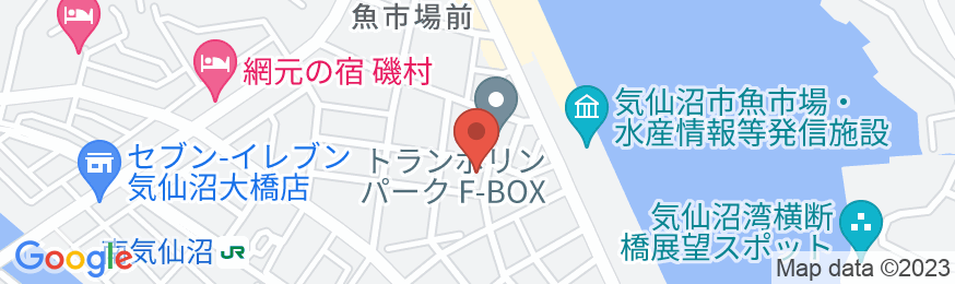 気仙沼 ホテル 一景閣の地図