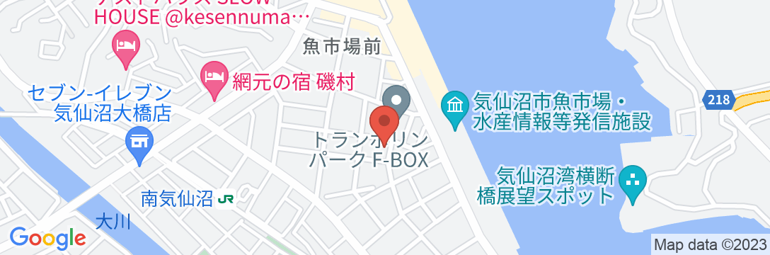 気仙沼 ホテル 一景閣の地図