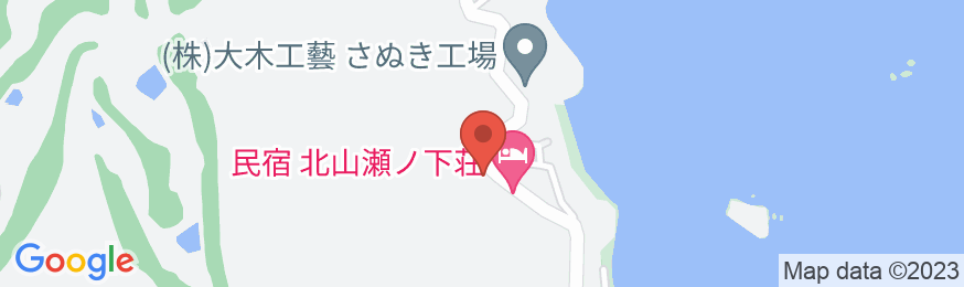 民宿 北山瀬ノ下荘の地図