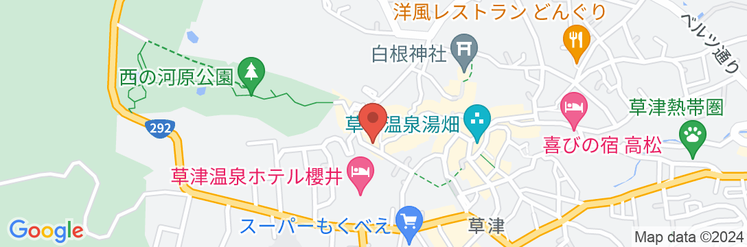 草津温泉 おやど みゆき別館の地図