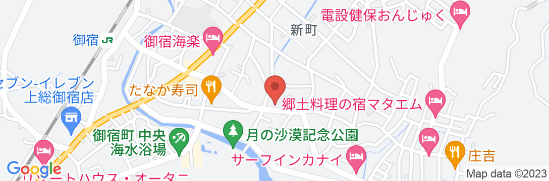 民宿旅館 藤井荘の地図