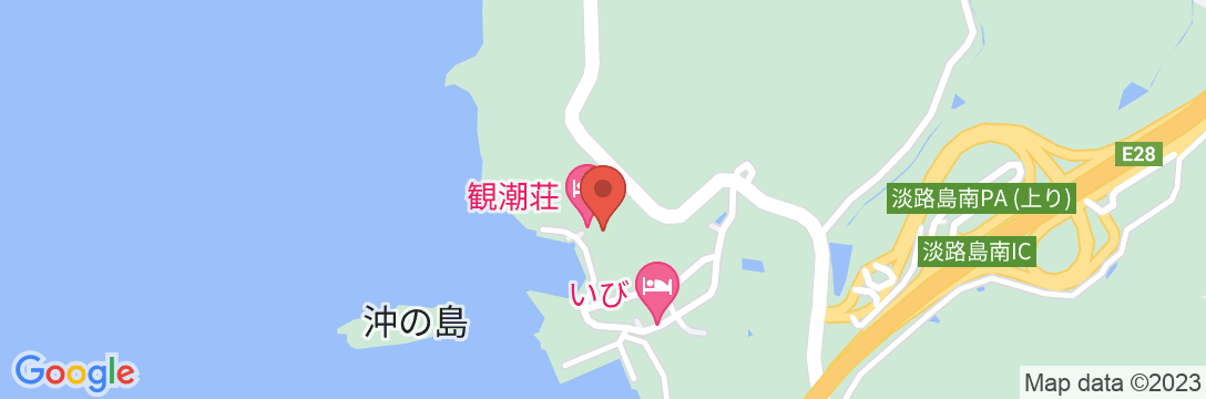 うずしお温泉 活魚料理 民宿 観潮荘 <淡路島>の地図