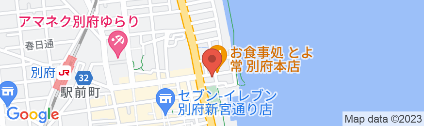 別府温泉 ホテル エールの地図