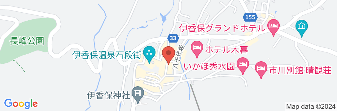 伊香保温泉 美松館の地図