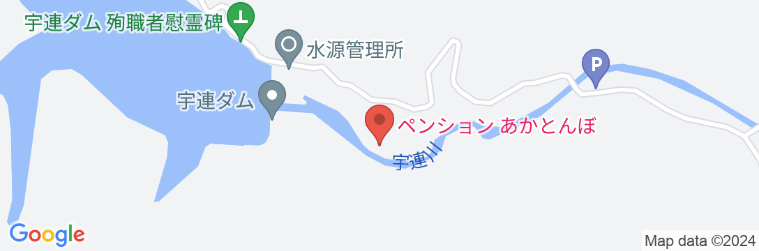 ペンション AKA-TOMBO(あかとんぼ)の地図