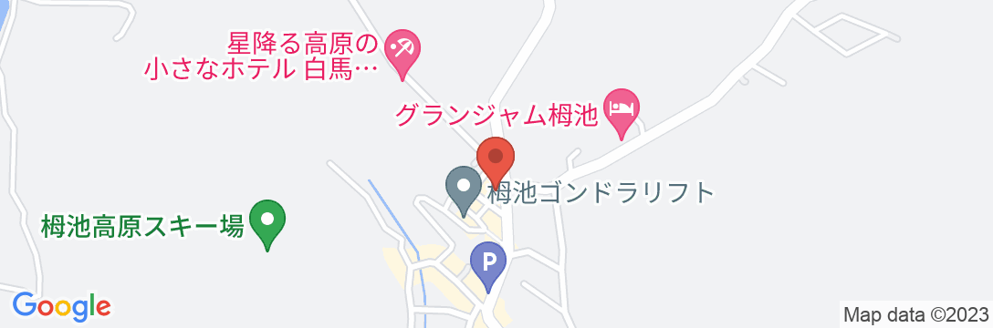 白馬姫川温泉 リゾートイン マリオンシナノの地図