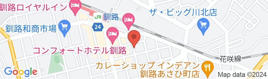 駅前ホテル パルーデ釧路(旧:駅前ホテル アダチ)の地図