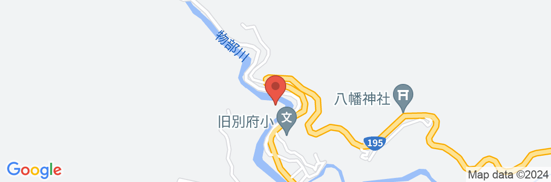 べふ峡温泉の地図