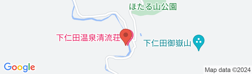 下仁田温泉 清流荘の地図