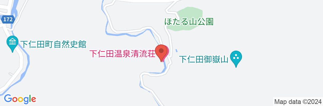 下仁田温泉 清流荘の地図