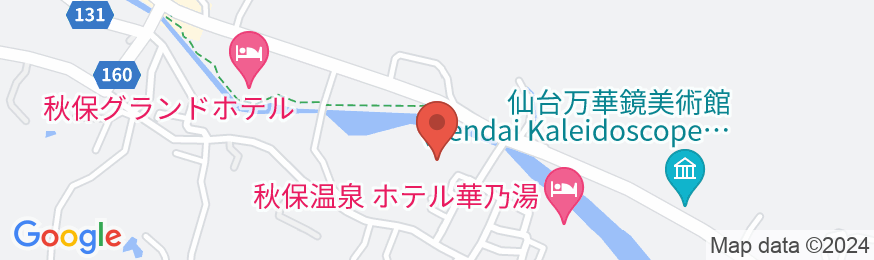 仙台 秋保温泉 ホテル瑞鳳の地図