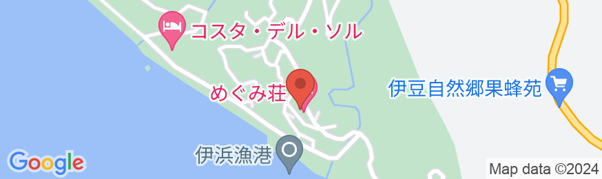 南伊豆 民宿 めぐみ荘の地図